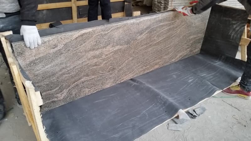 China Desert Gold Juparana Polished granite slabs